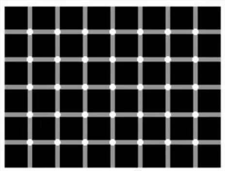 みらいほのかブログ | 目の錯覚テスト「黒い点はいくつ見えますか？」